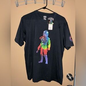 Star Wars Black Tee with Multicolor Design